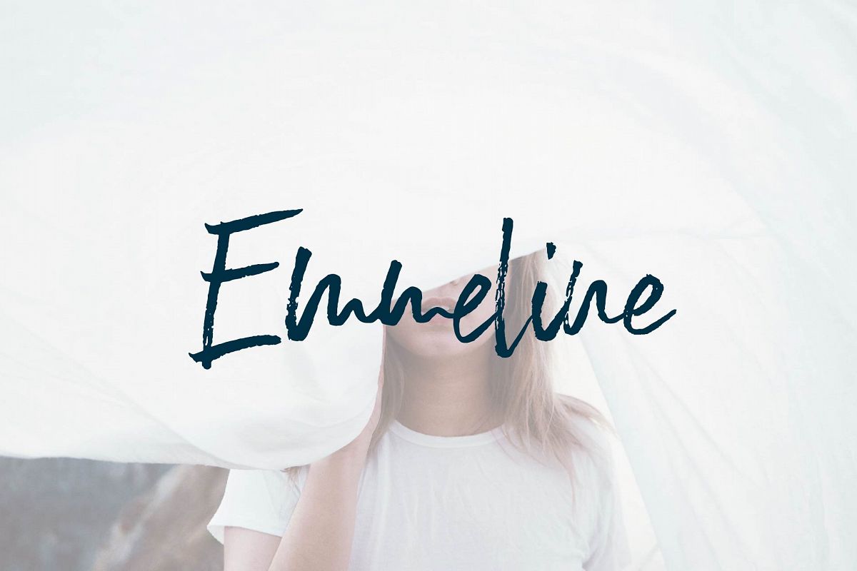 Emmeline Font example image