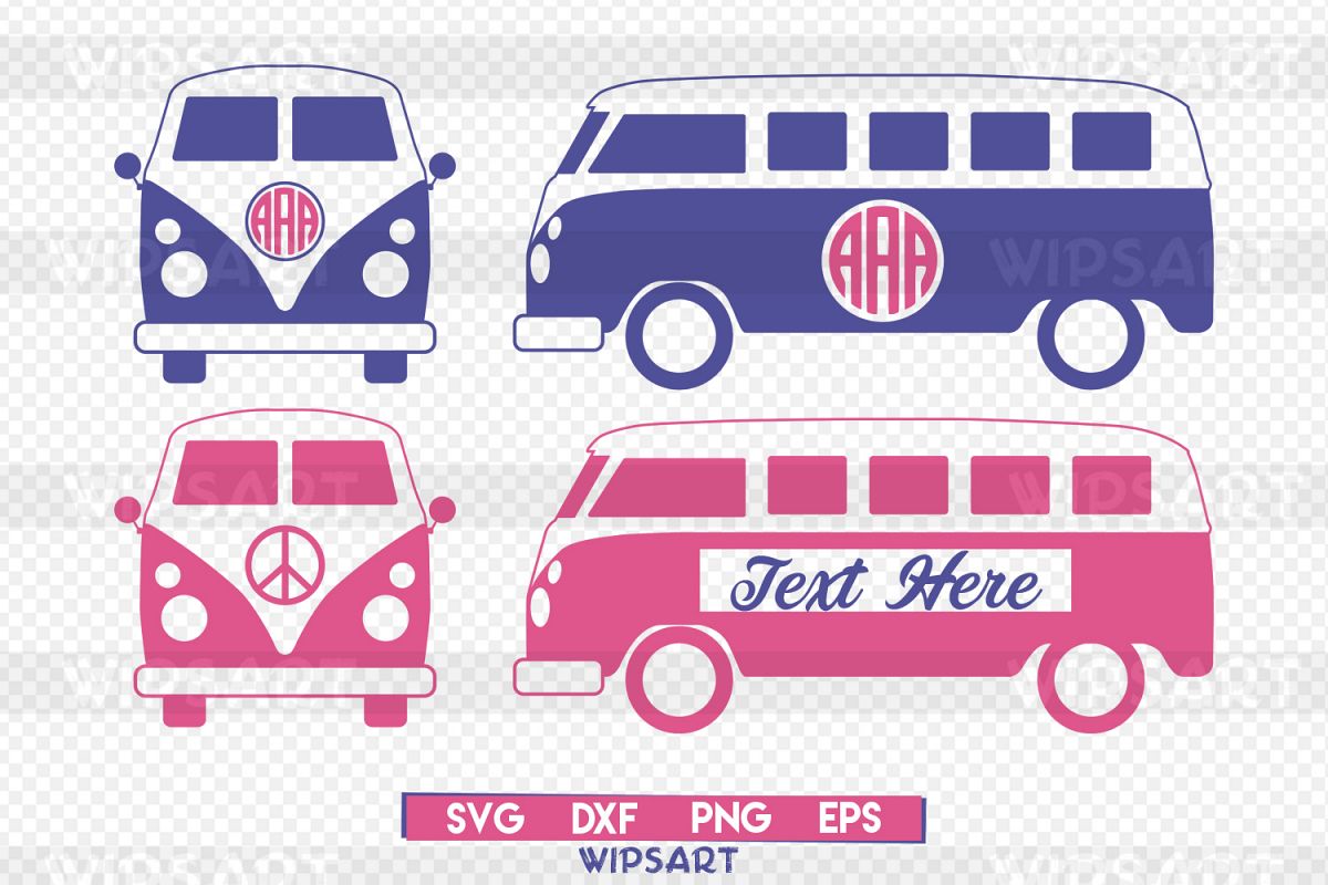 SALE! Retro van svg, camper van svg , t | Design Bundles