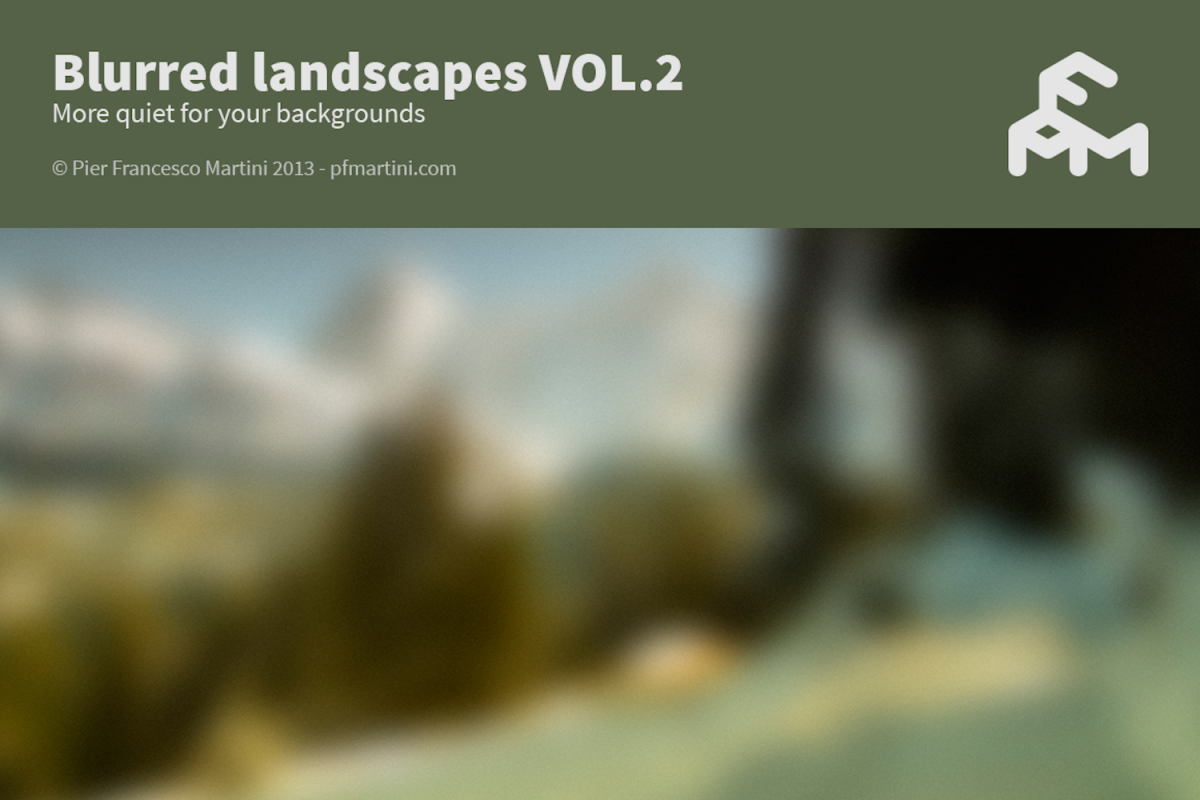 50 Blurred landscapes VOL.2 example image