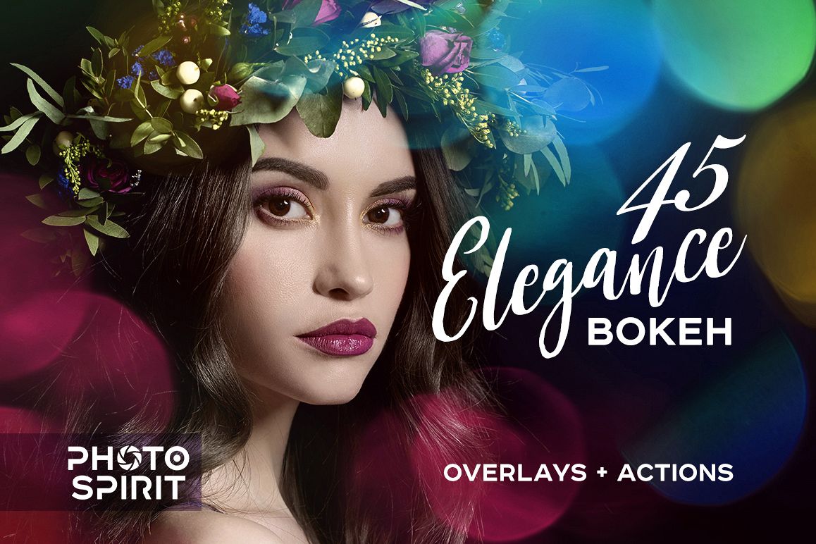 45 Elegance Bokeh Overlays example image