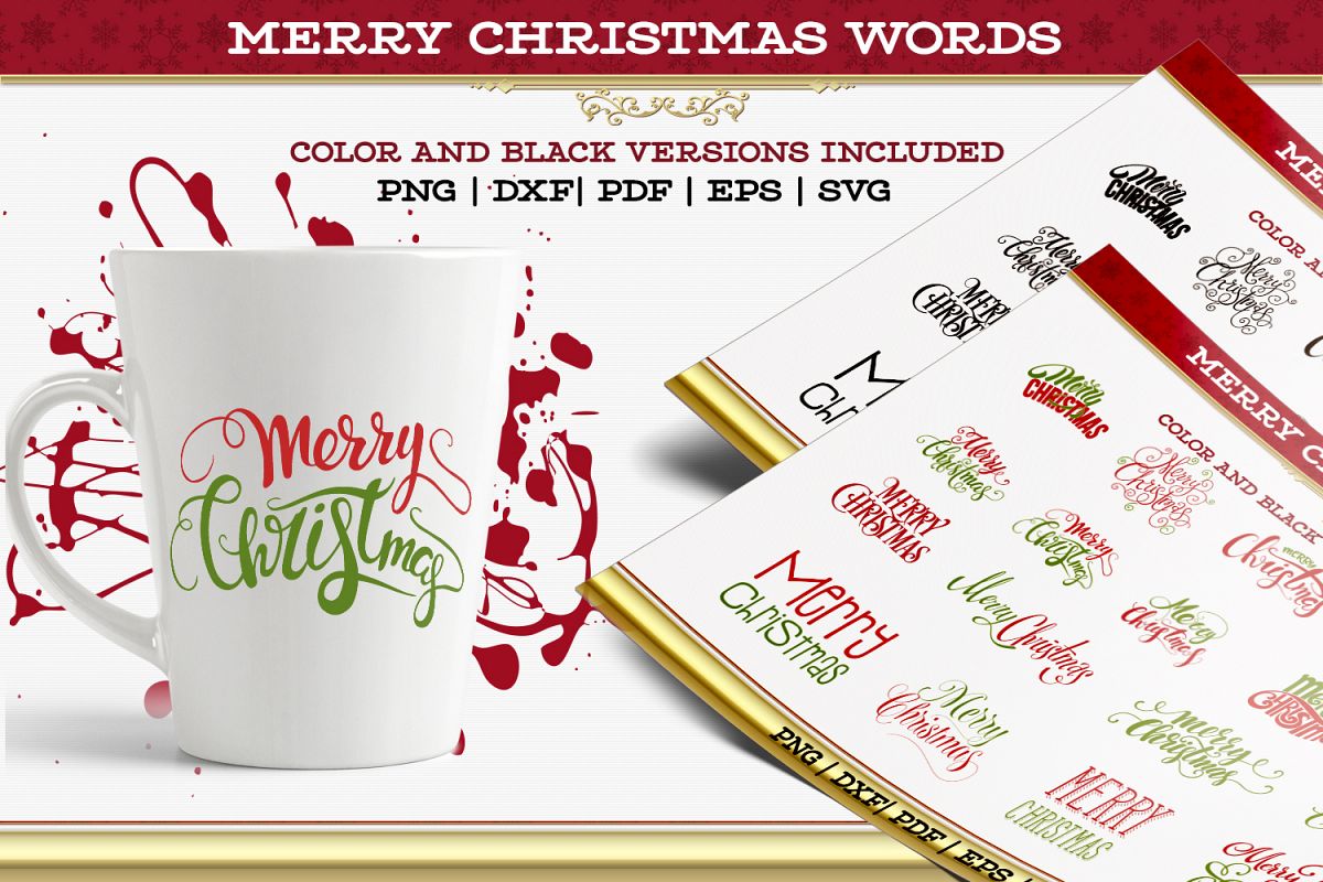 Merry Christmas Text example image