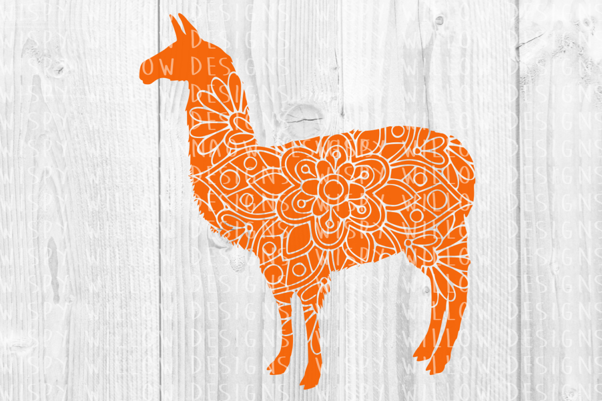 Download Llama Mandala SVG, Llama SVG, Llama DXF | Design Bundles