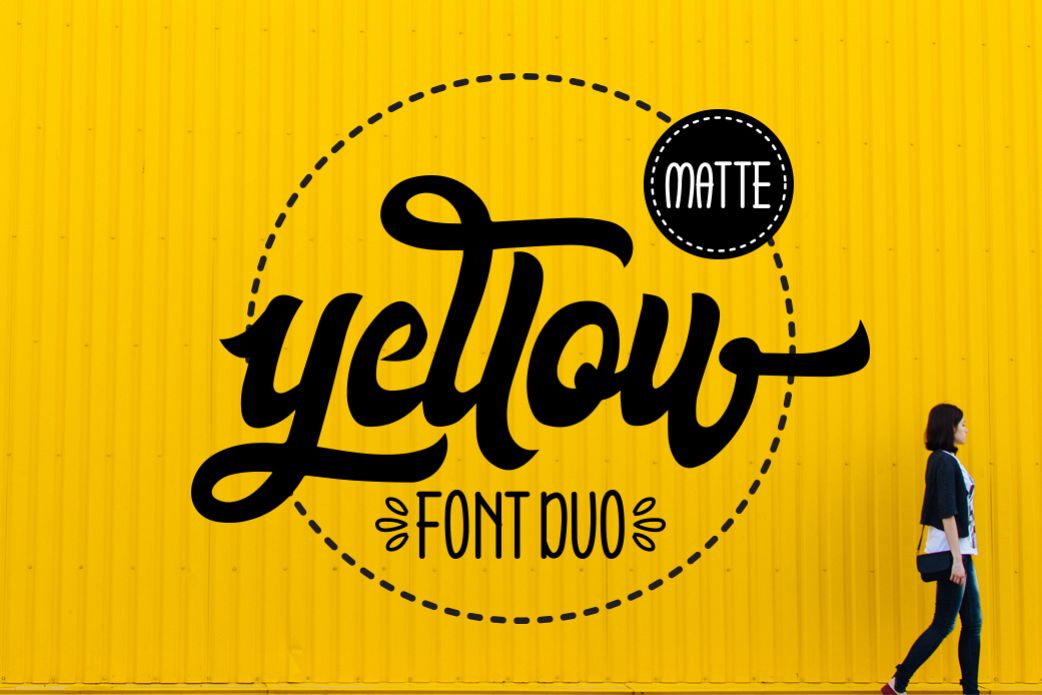 Yellow Matte example image