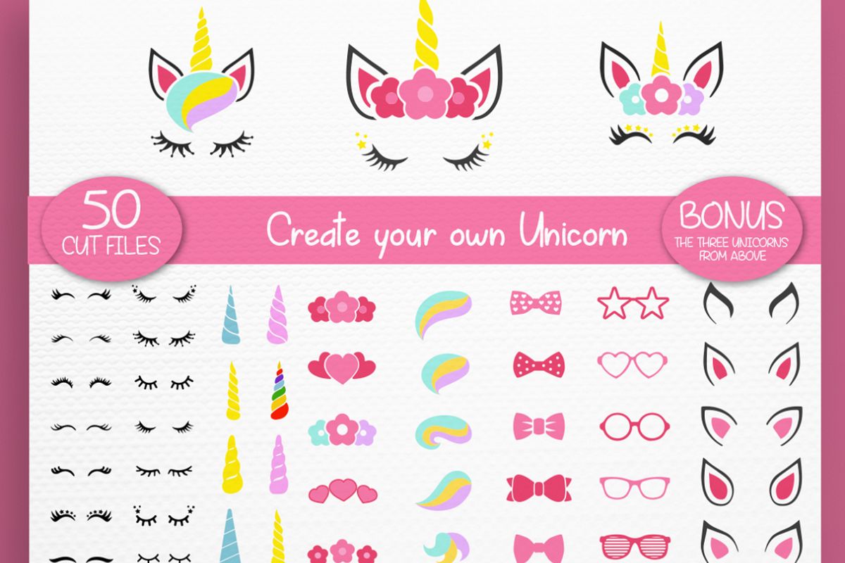 Download Unicorn svg - Unicorn Kit Svg - Create | Design Bundles