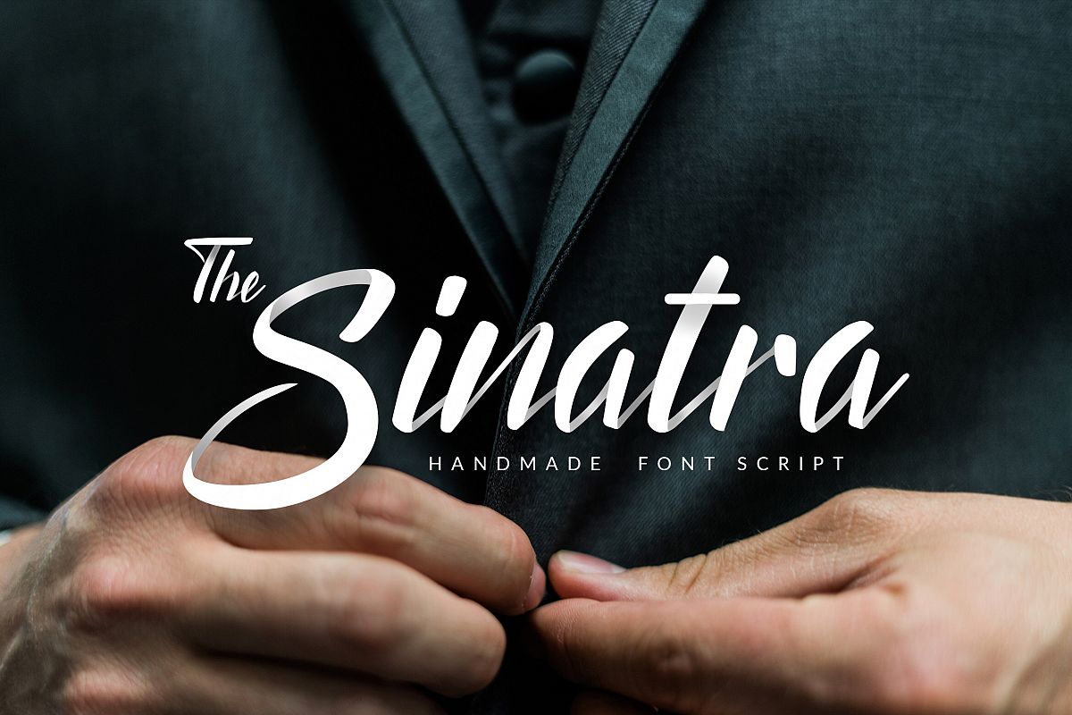 The Sinatra - Handmade Font Script example image