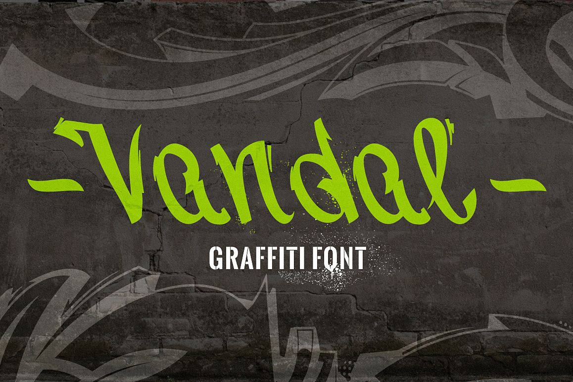 Vandal | Graffiti Font example image