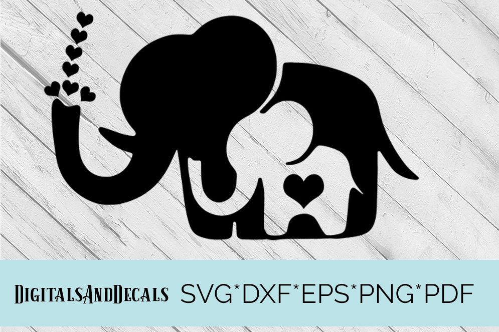 Baby Elephant SVG Cutting File by Digi | Design Bundles