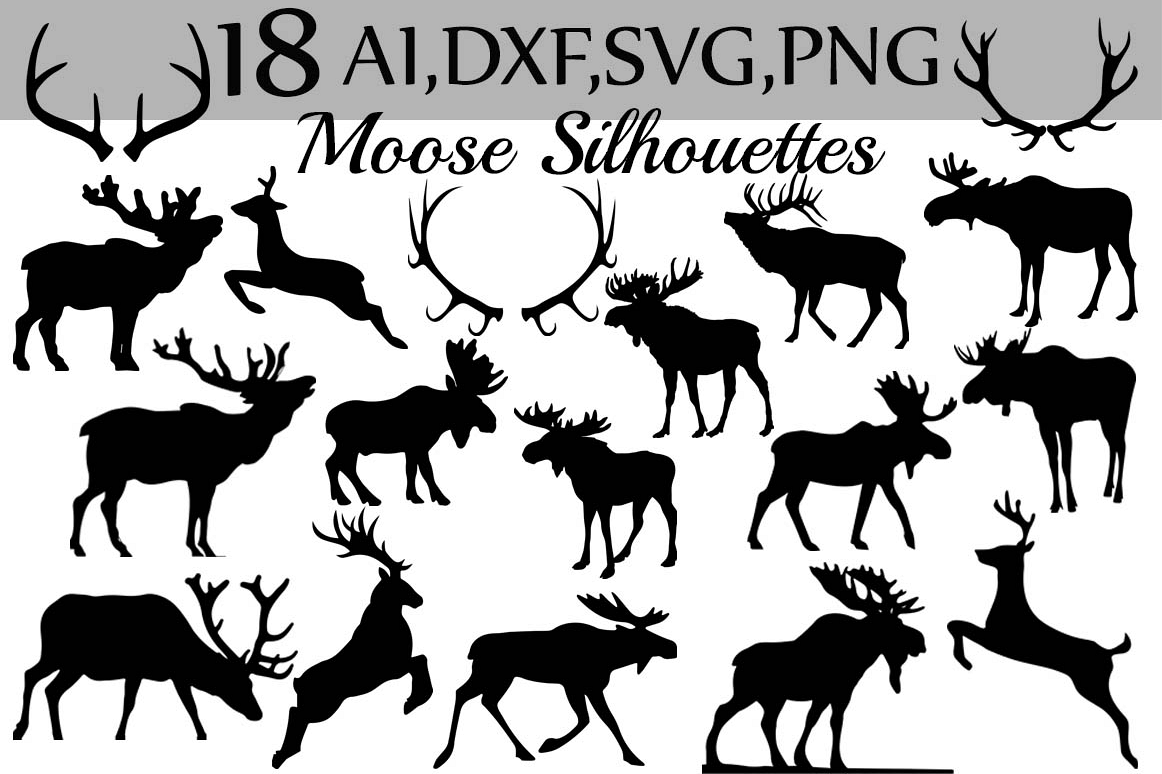 Download SVG Moose clipart by PrettyDesignStudio | Design Bundles