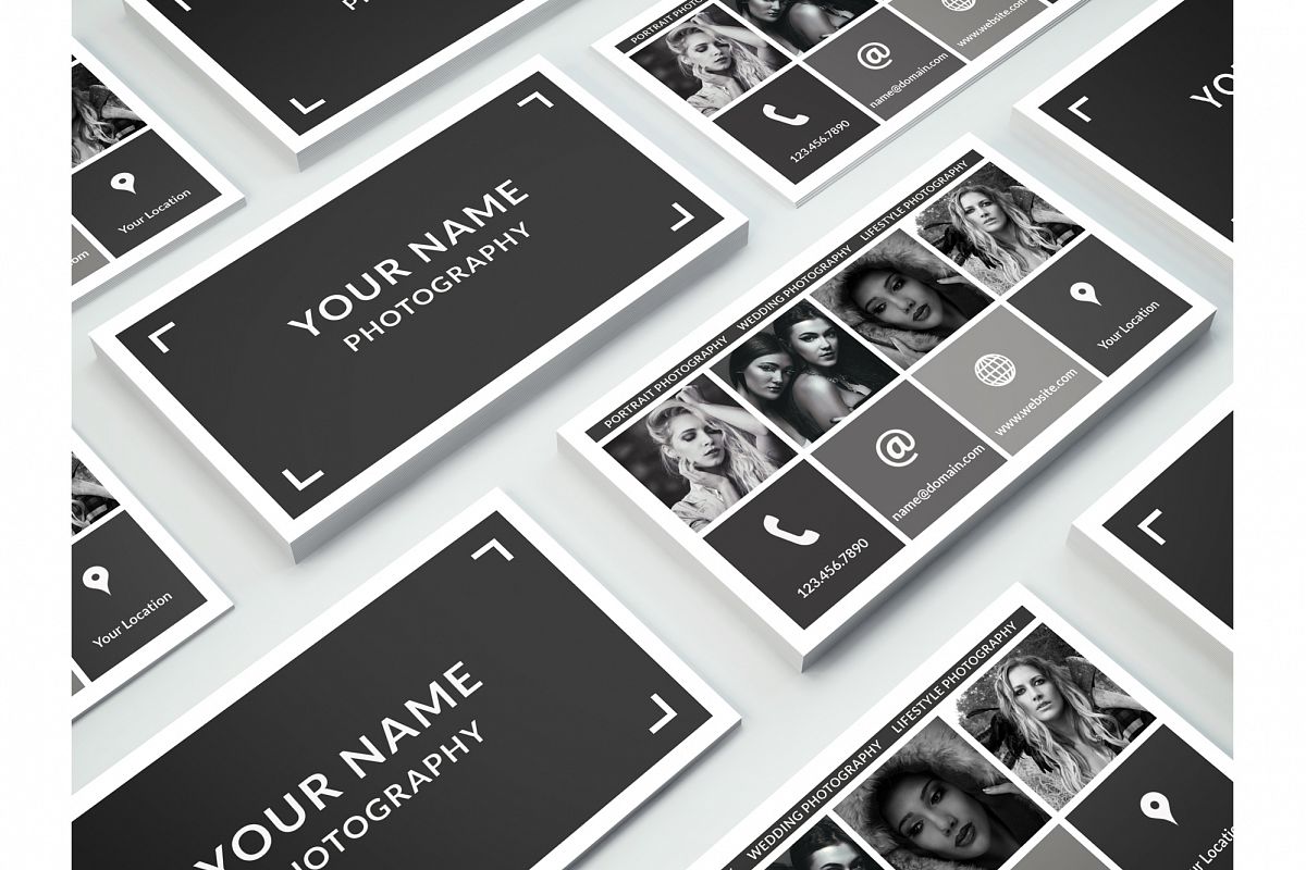 Business Card Template for Photoshop example image