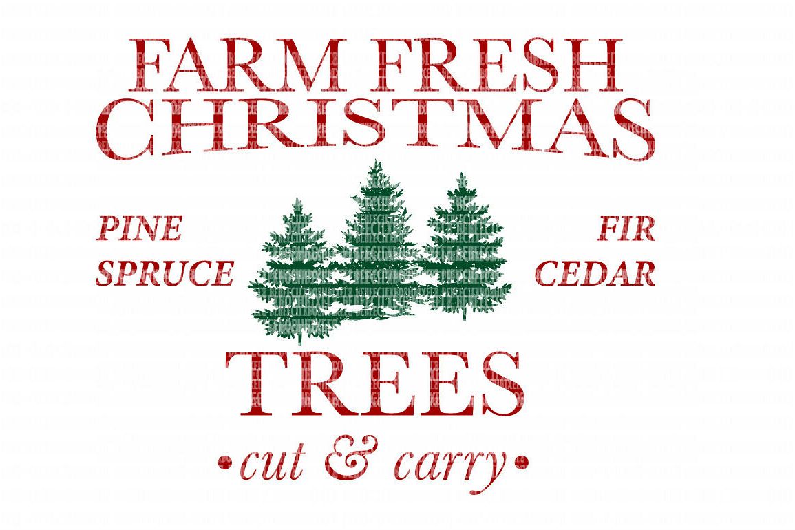 Download Farm Fresh Christmas SVG Files Cut File | Design Bundles