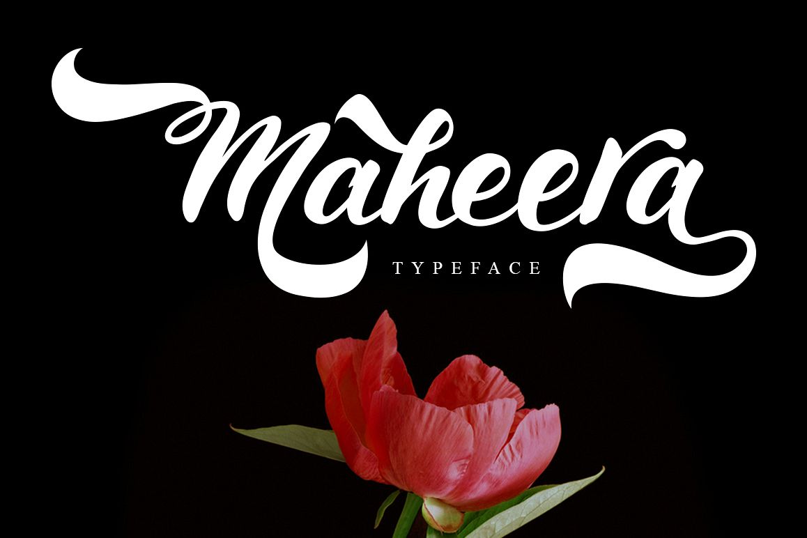 Maheera Font example image