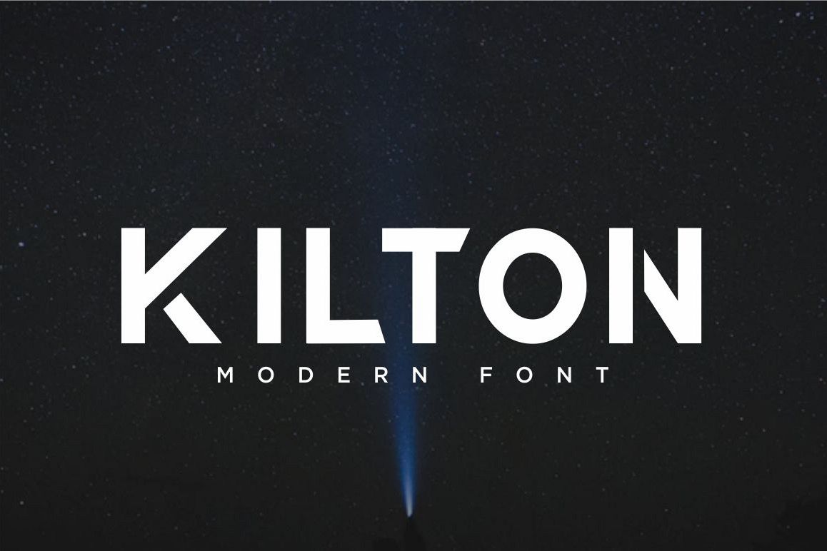 KILTON - MODERN SANS SERIF example image