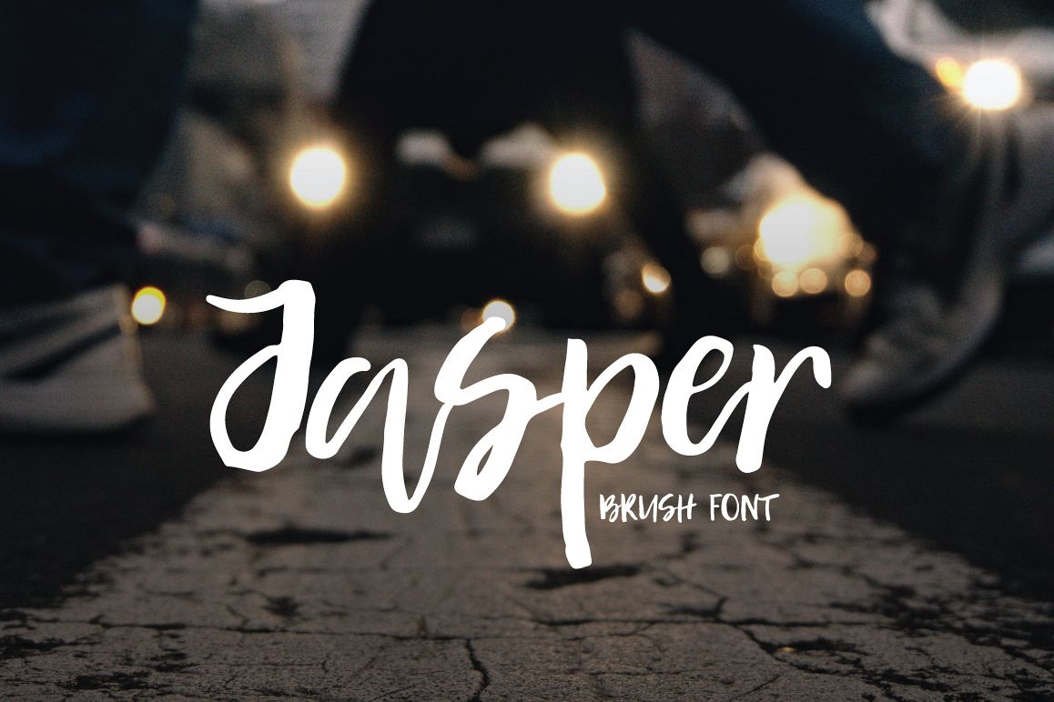 Jasper | Brush Font example image
