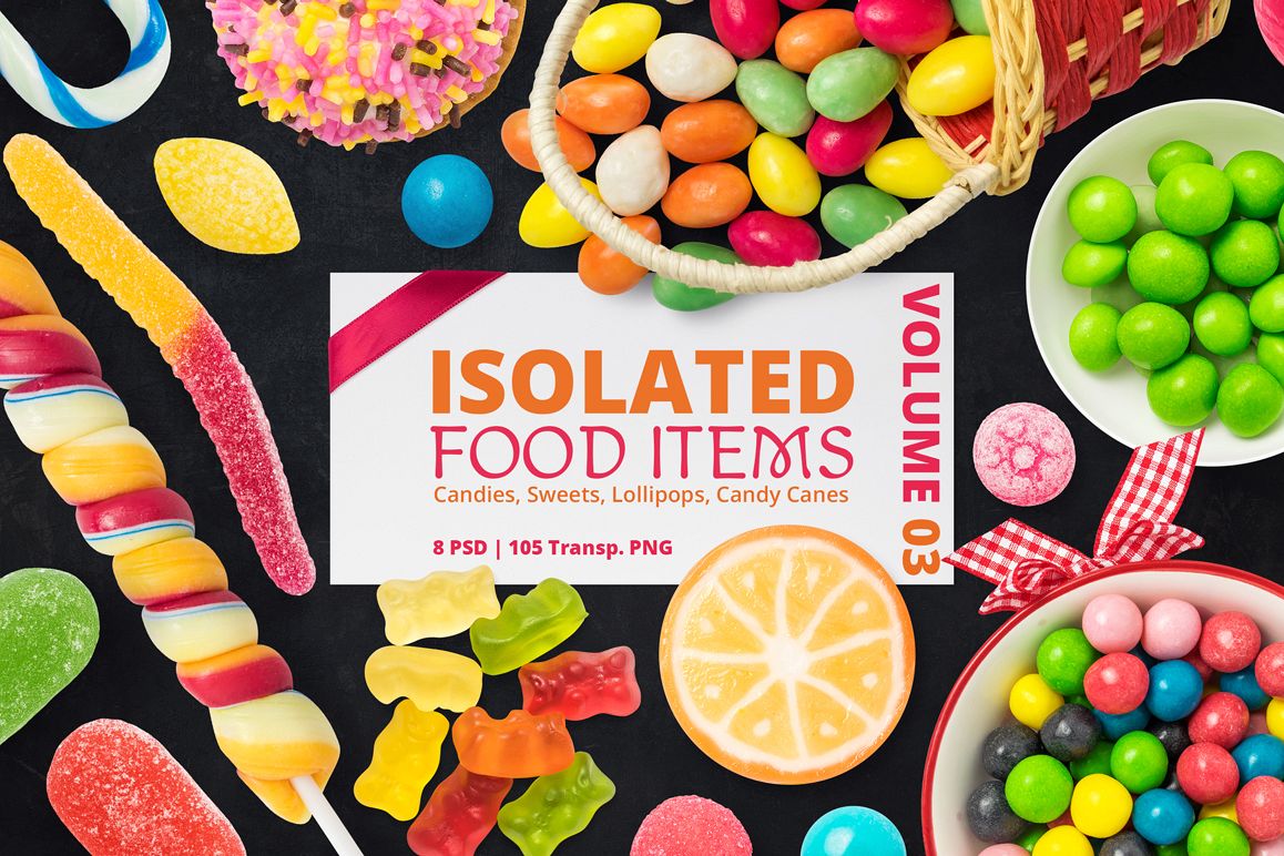 Isolated Food Items Vol.3 example image