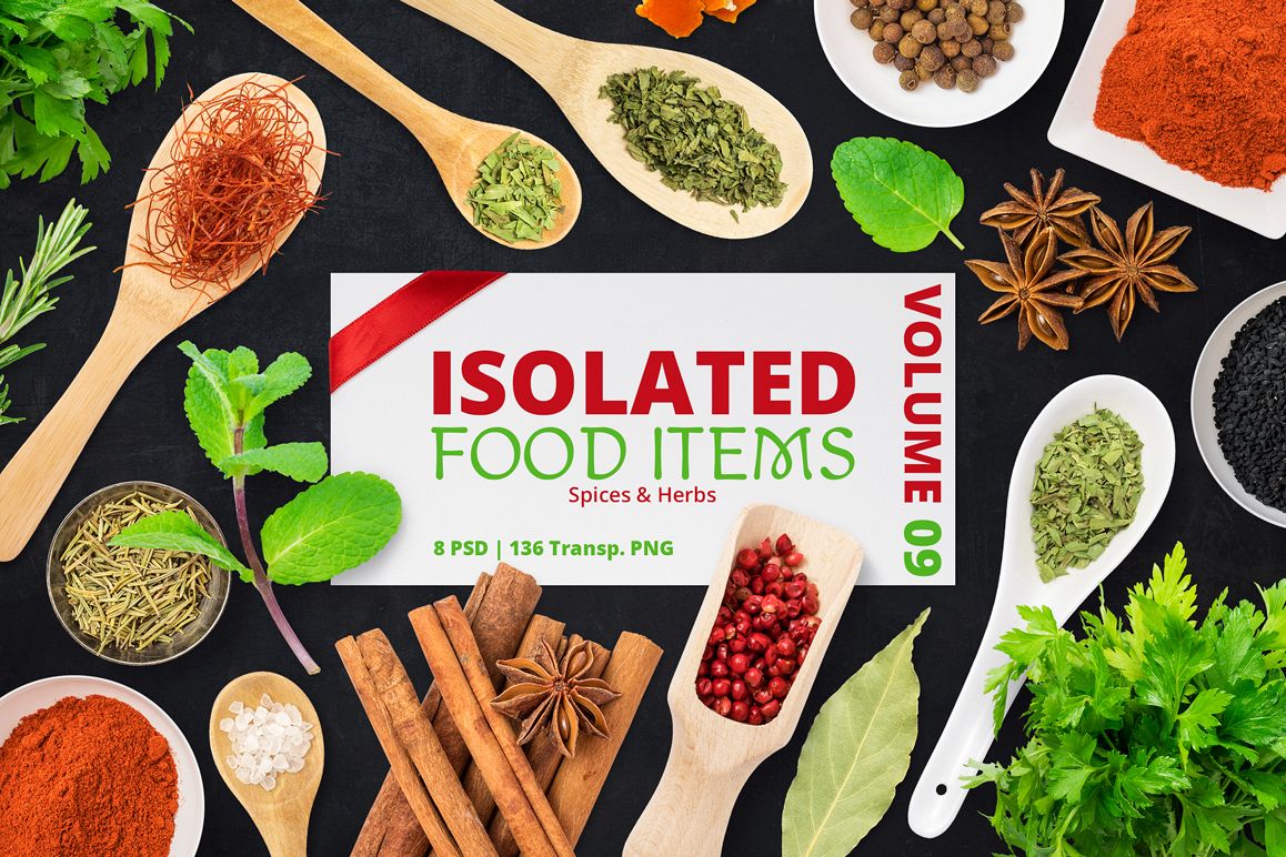 Isolated Food Items Vol.9 example image