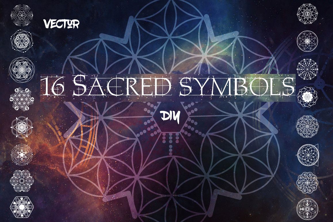 16 Sacred symbols example image