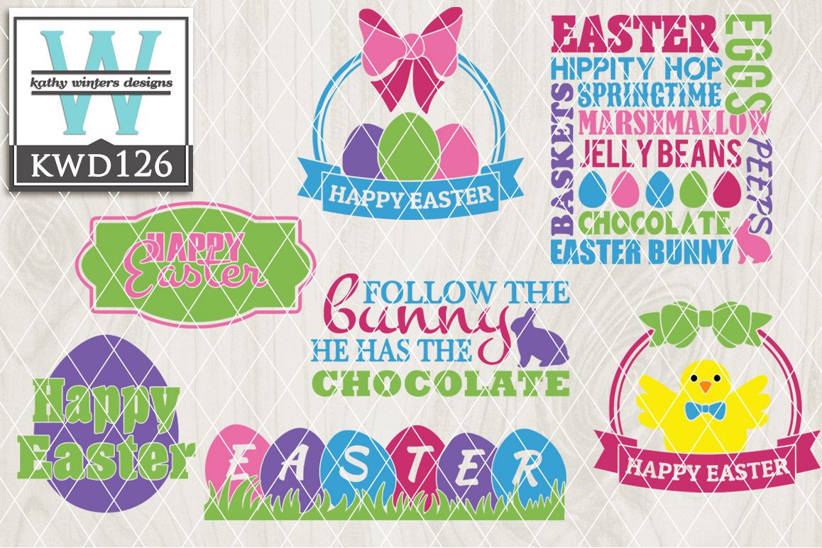 Easter Cutting File KWD126 example image