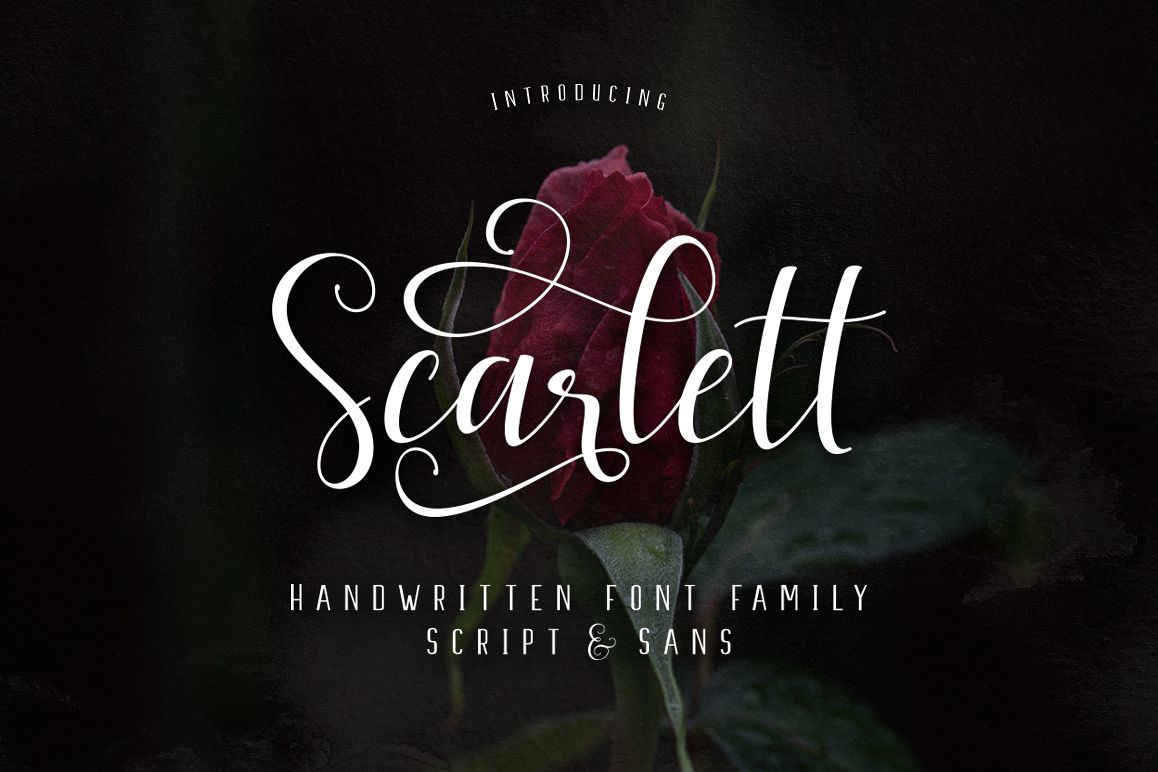 Scarlett Font Family example image