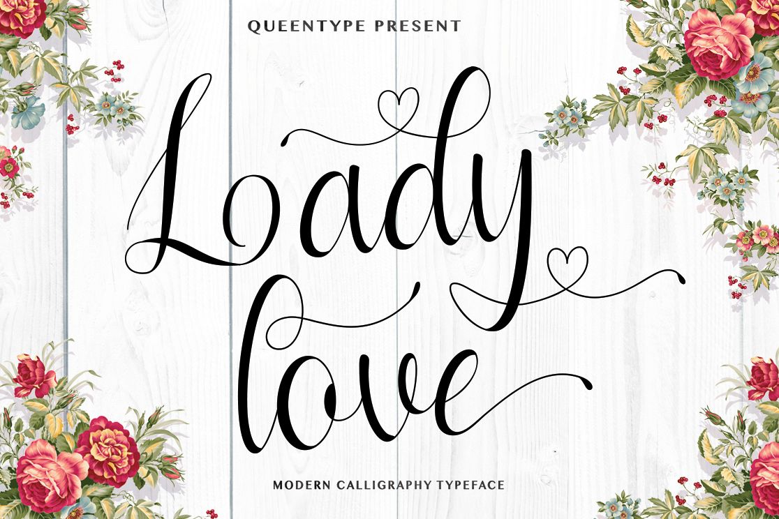 Ladylove Script example image