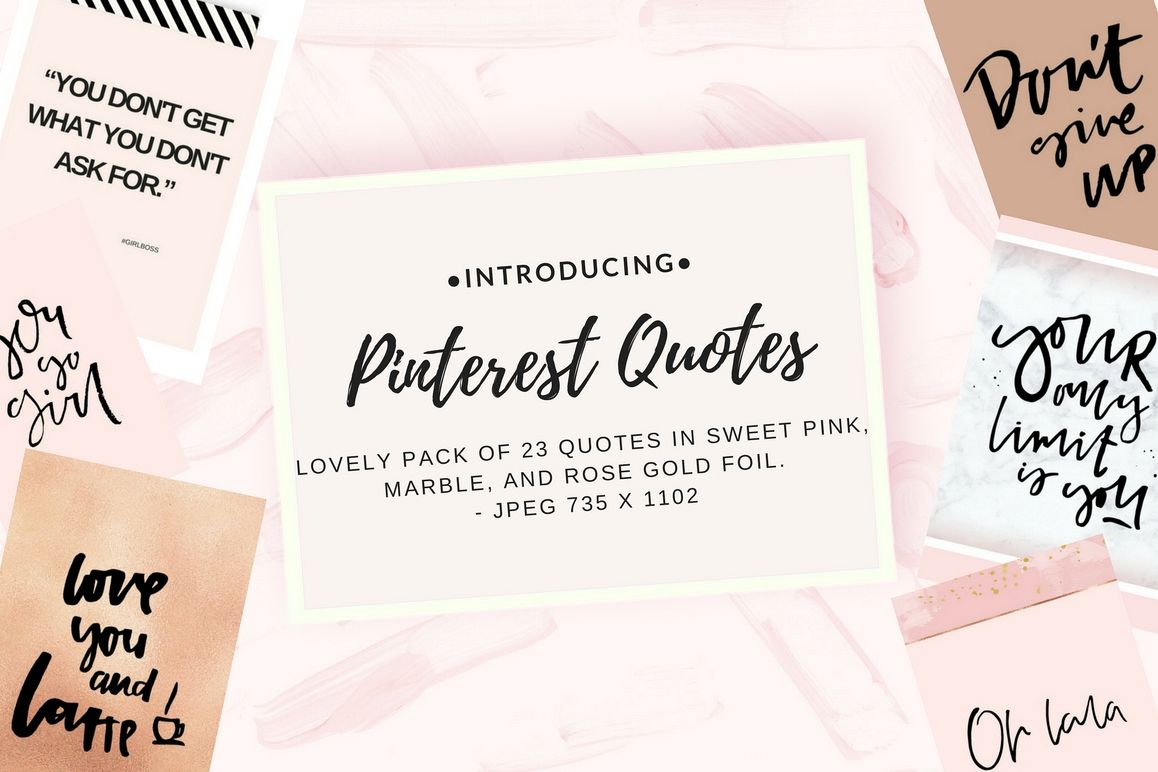 Pinterest quotes pack example image