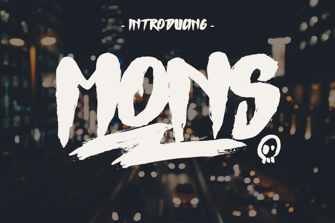Mons Typeface example image