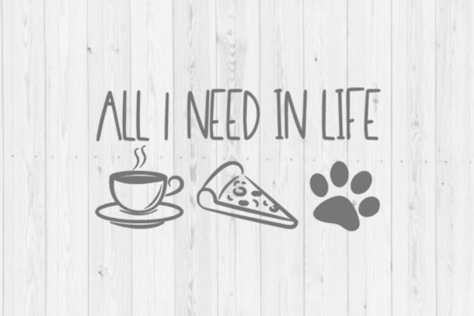 Download All I need, coffee SVG, quote svg, dog | Design Bundles