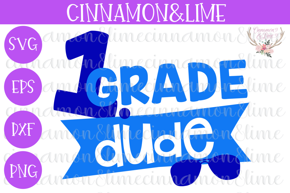 1st Grade Dude SVG example image