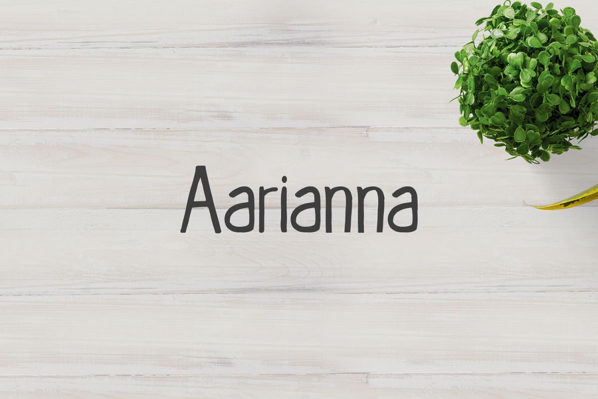 Aarianna Handmade Brush Font Family example image