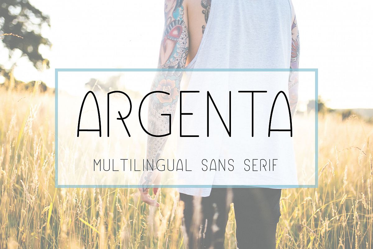 Argenta | Multilingual Sans Serif example image