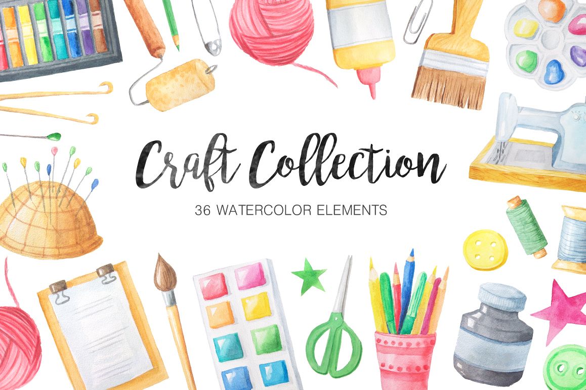 Watercolor Craft Collection example image