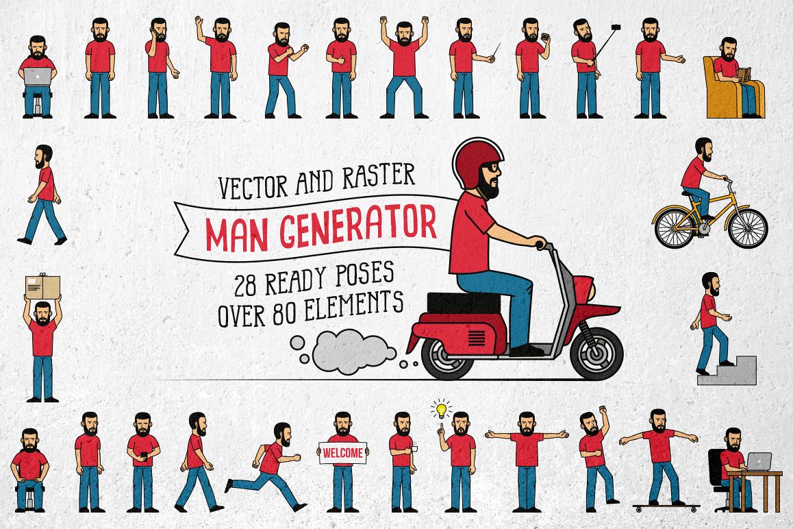 Bearded Man Generator example image