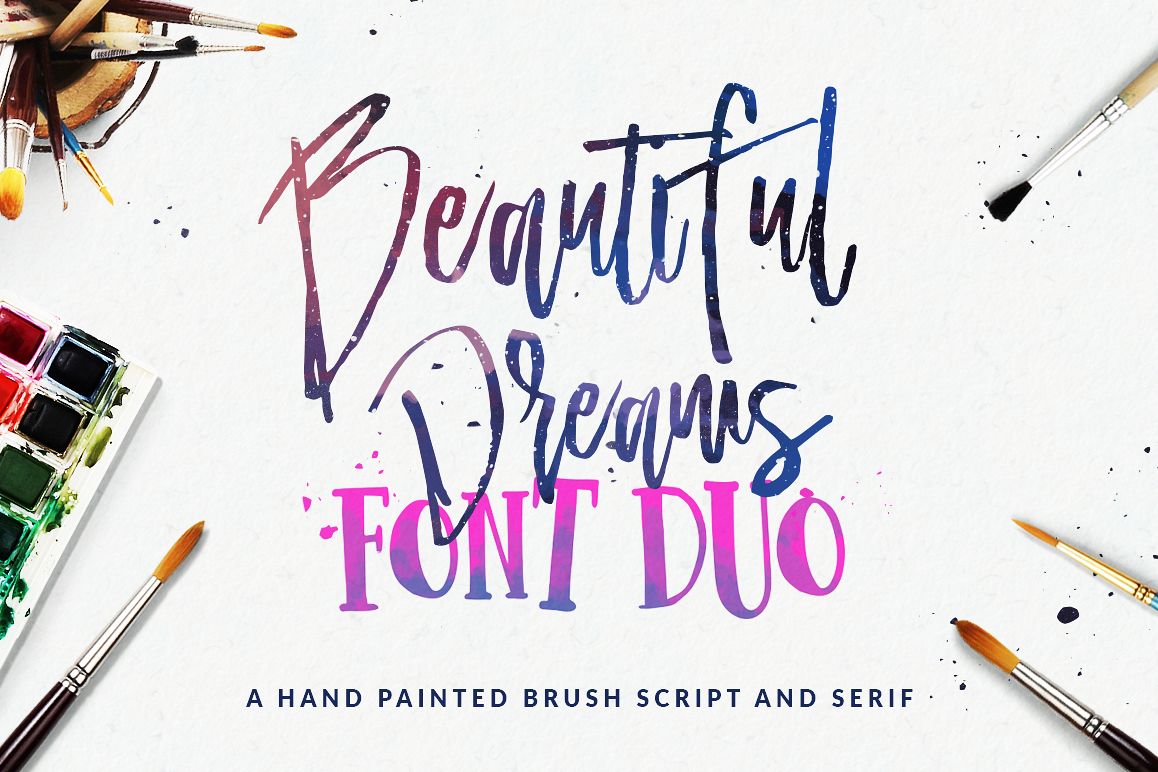 Beautiful Dreams - Font Duo example image