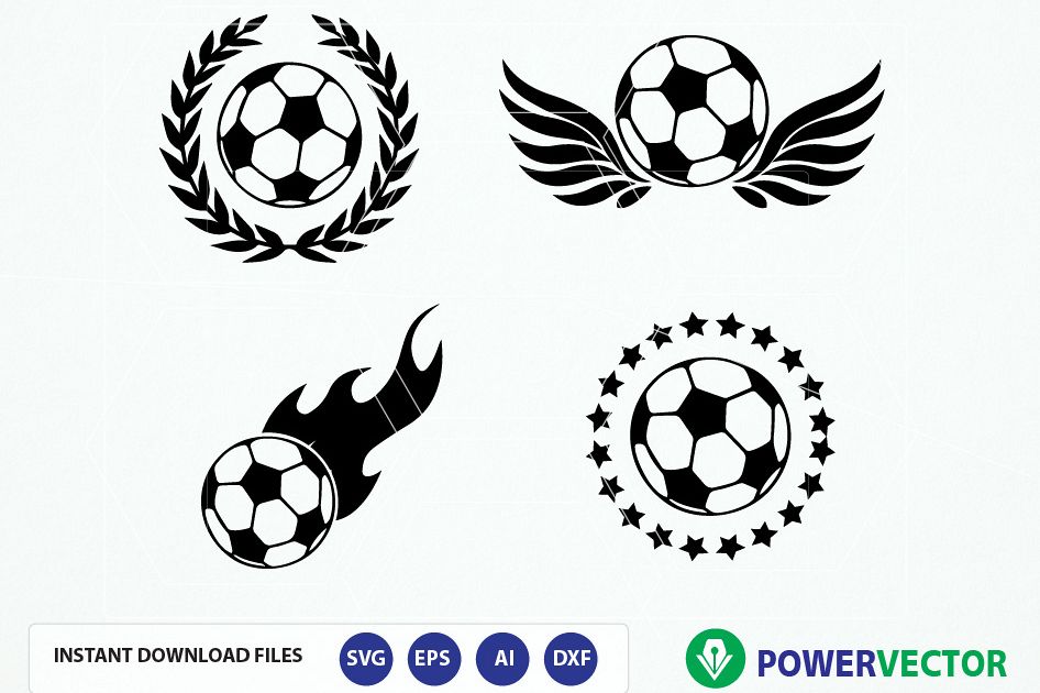 Svg file Soccer. Soccer Team Logo Vecto | Design Bundles