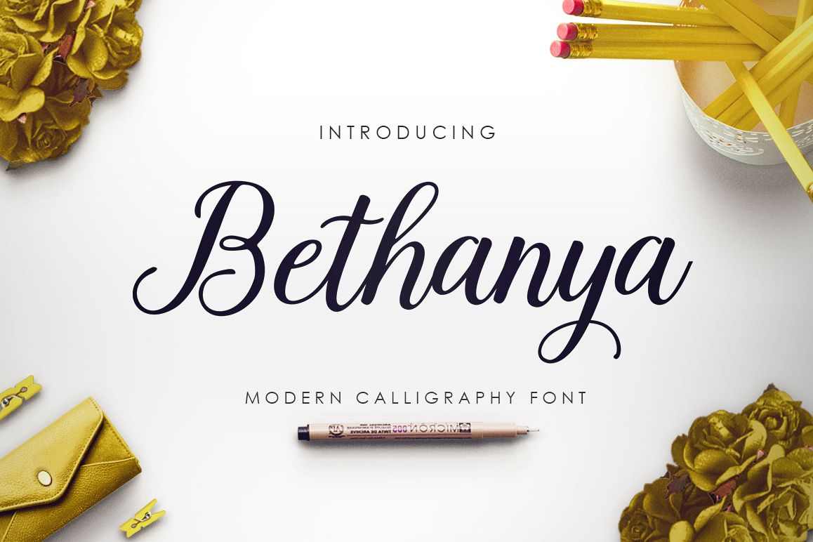 Bethanya Script example image