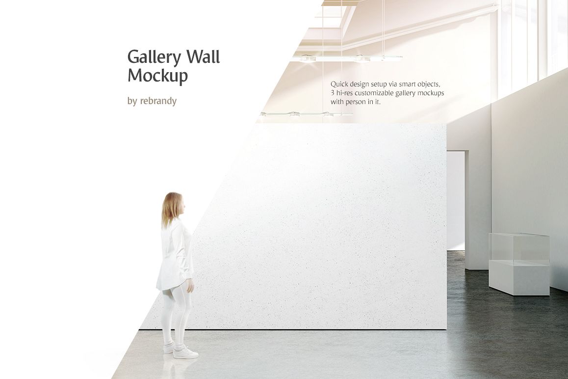 how works mockup (Museum  Mockup Bundles  mo interior Gallery Wall Design