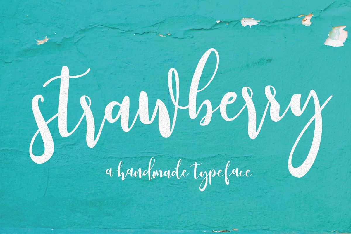 Strawberry Script example image