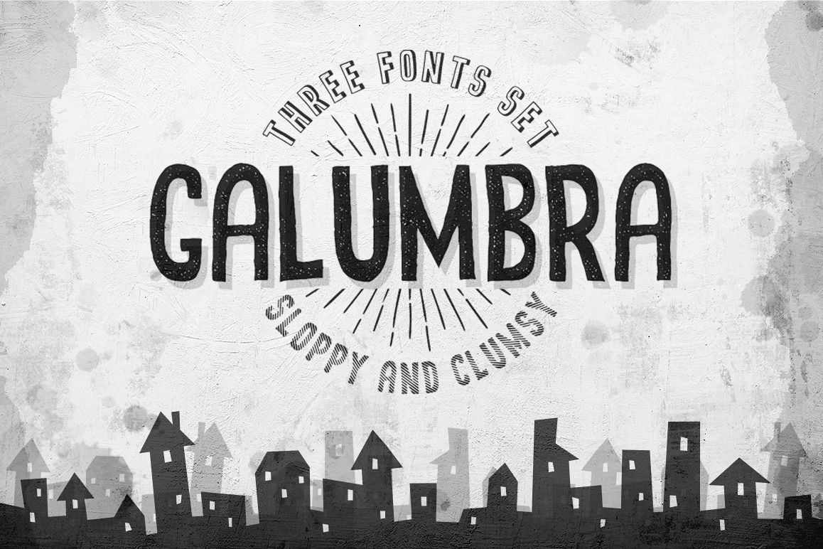 Galumbra Font Set example image
