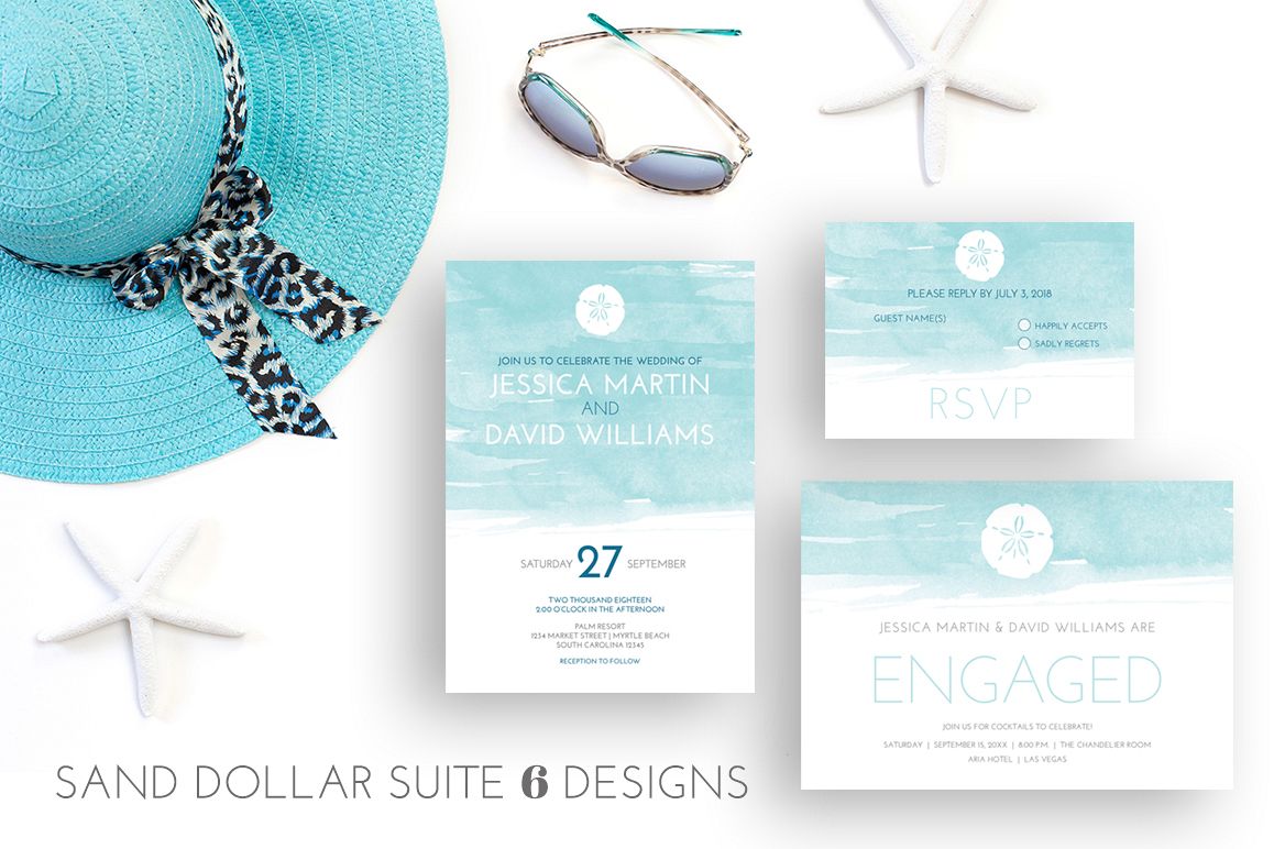 Sand Dollar Beach Wedding example image