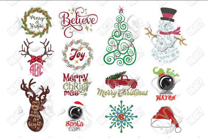Christmas SVG Bundle by OhMyCuttables | Design Bundles