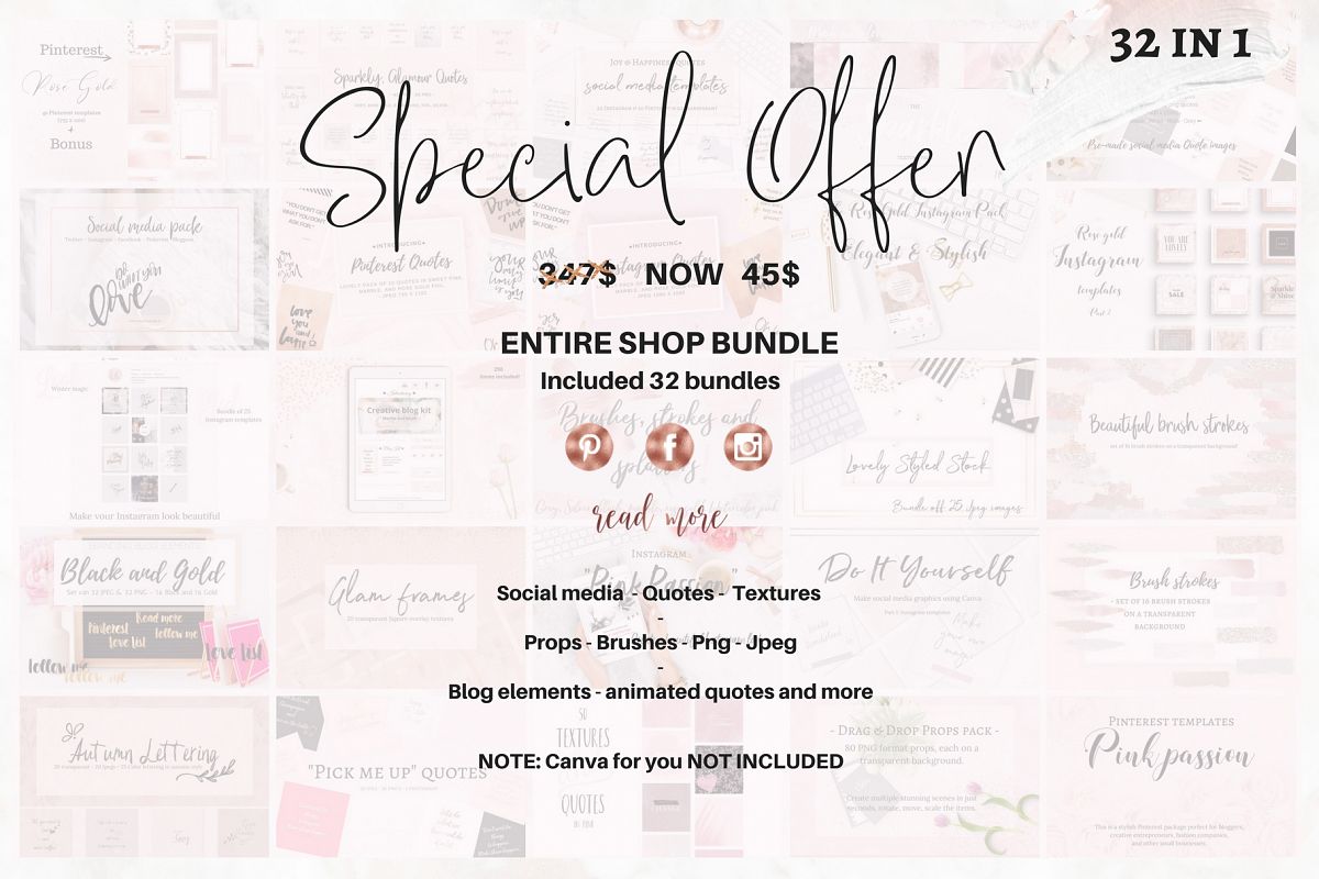 Entire shop bundle - 31 in 1 example image