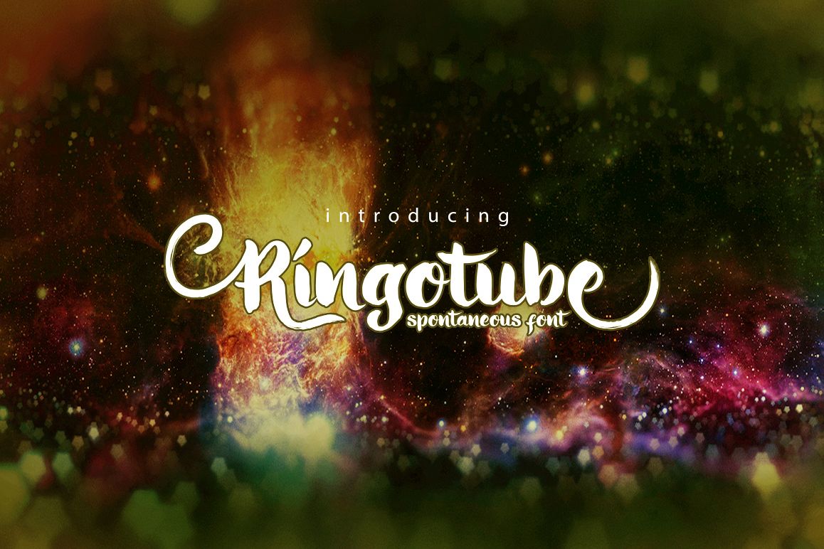Ringotube font example image
