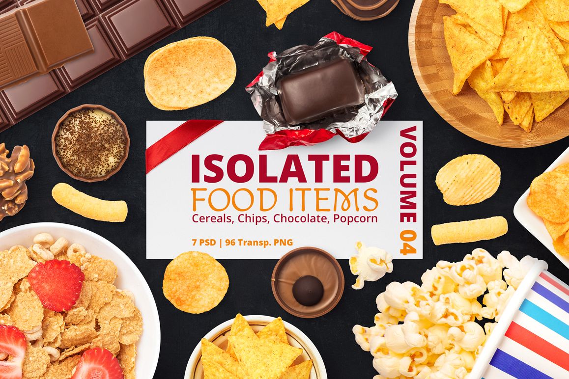Isolated Food Items Vol.4 example image