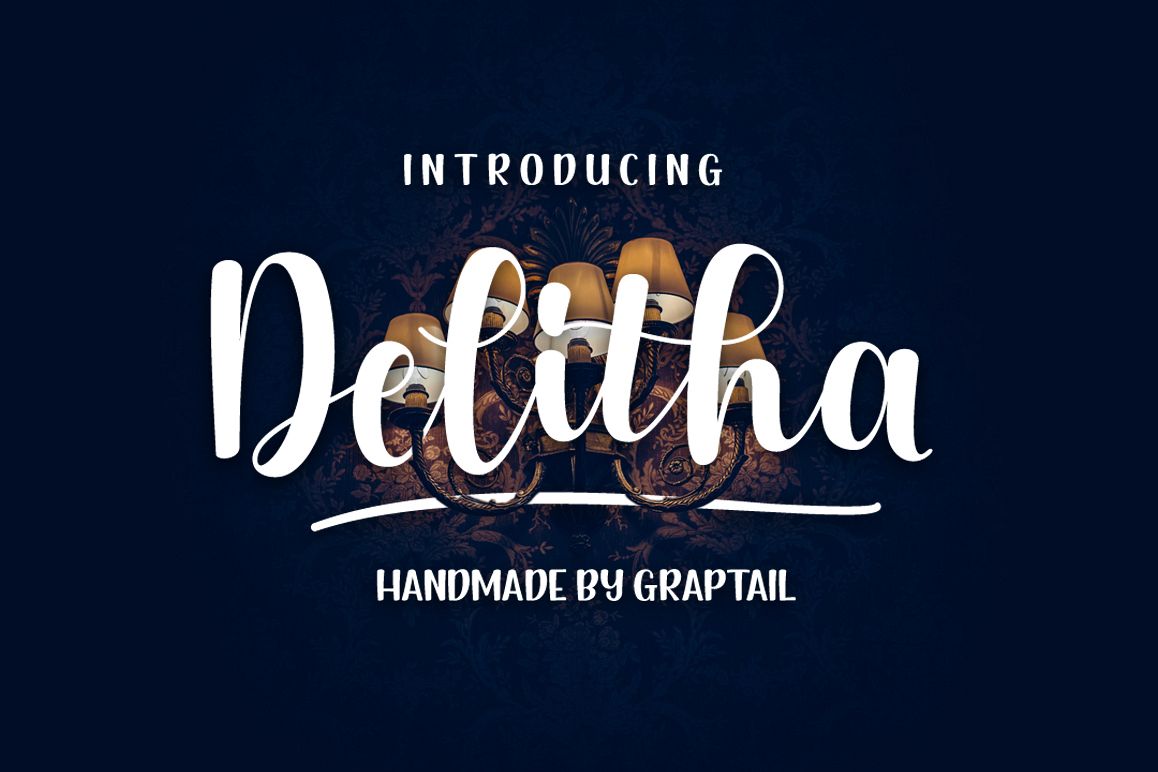 Delitha Font example image