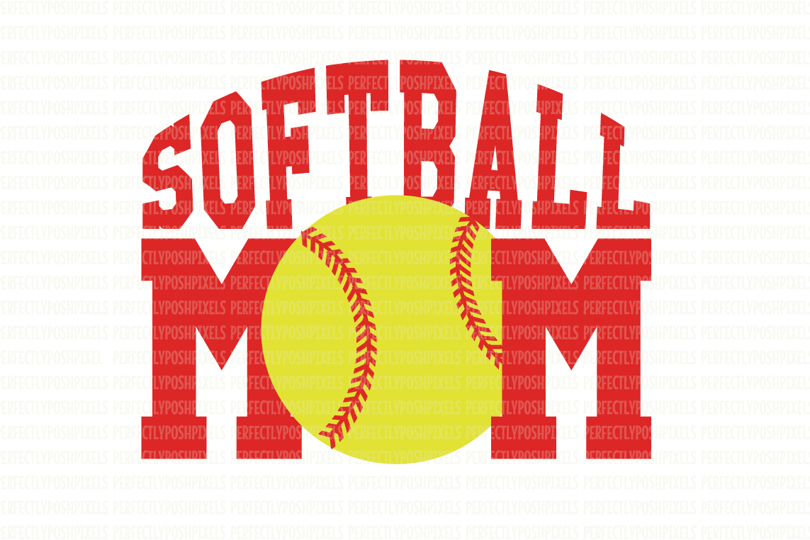 Softball SVG Files Baseball Mom SVG Fil | Design Bundles