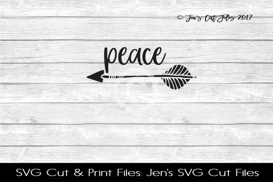 Peace SVG Cut File example image
