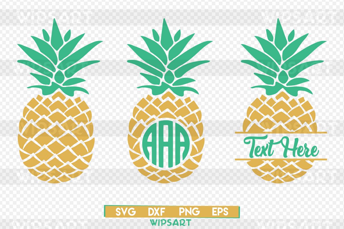 Download Pineapple svg, pineapple monogram svg, | Design Bundles