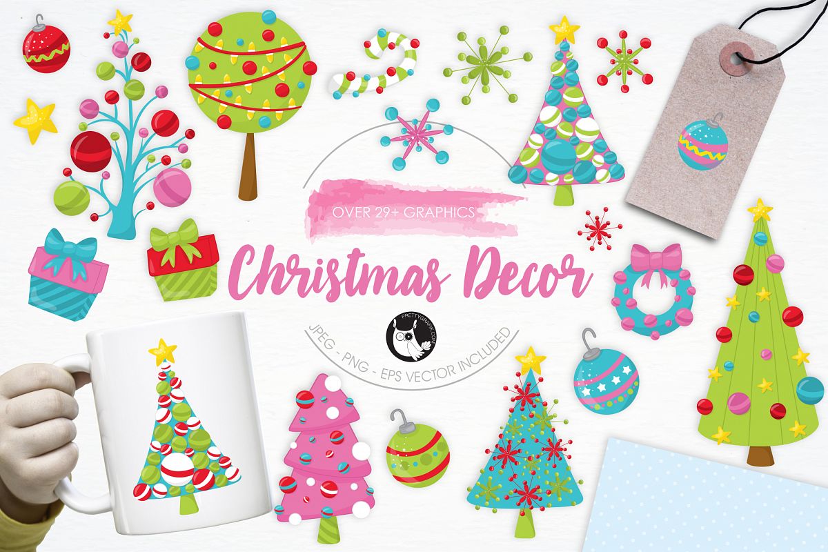 Christmas Décor graphics and illustrations example image