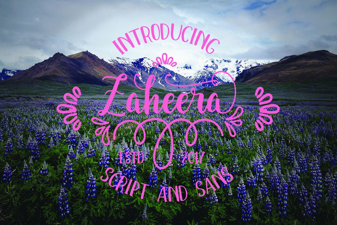 Zaheera Font Duo example image
