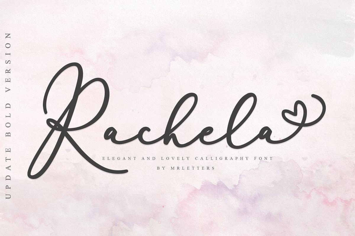 Rachela Script Bold example image