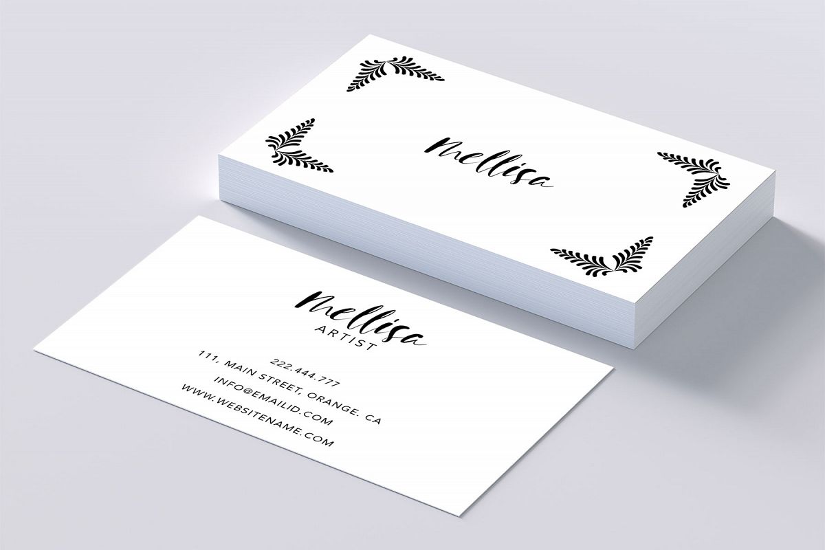 Cool Artist Business Cards - Watercolor Artist Business Card Template — Medialoot - We look at 40+ business card designs that are innovative and clever enough to get you noticed.